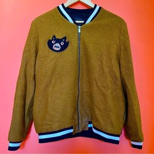 River Island• Hissing Cat Olive Green Bomber Jacket• Sz 14